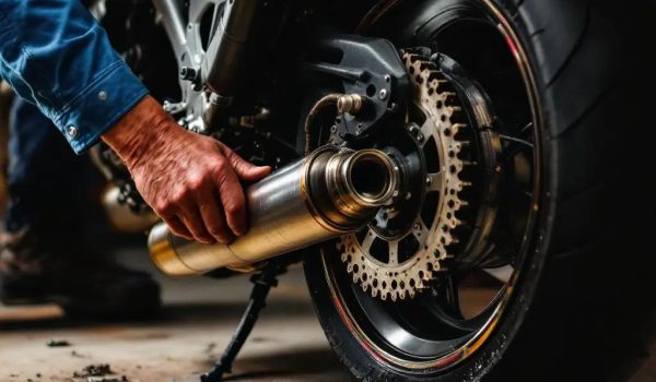 اموزش تعمیرات سیستم اگزوز موتور سیکلت و رفع صدا های غیر عادی